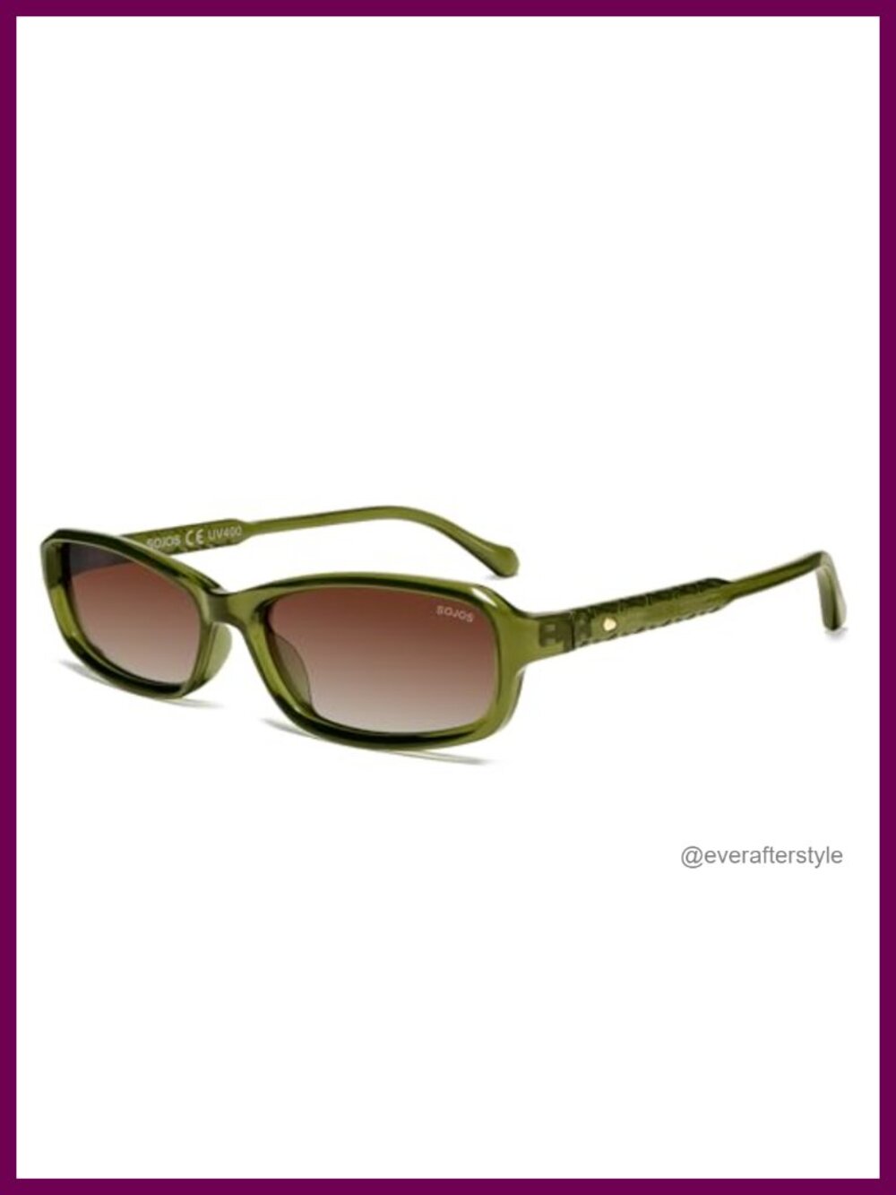 Retro Rectangular Polarized Sunglasses UV400 Full Protection
